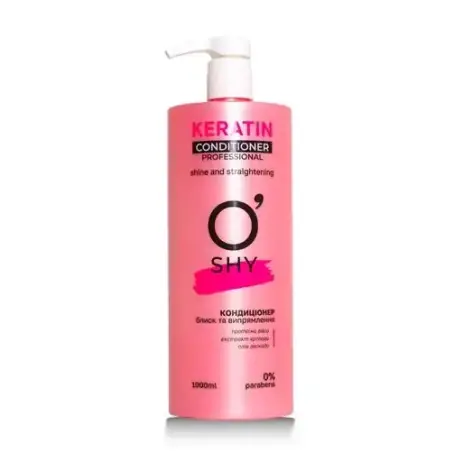 Кондиционер для волос O'shy Keratin Conditioner Professional Блеск и выпрямление, 1 л