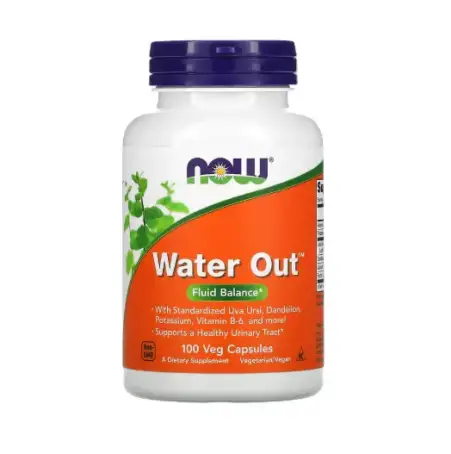 Средство мочегонное травяное NOW Foods Водный баланс (Water Out), 100 вег.капсул